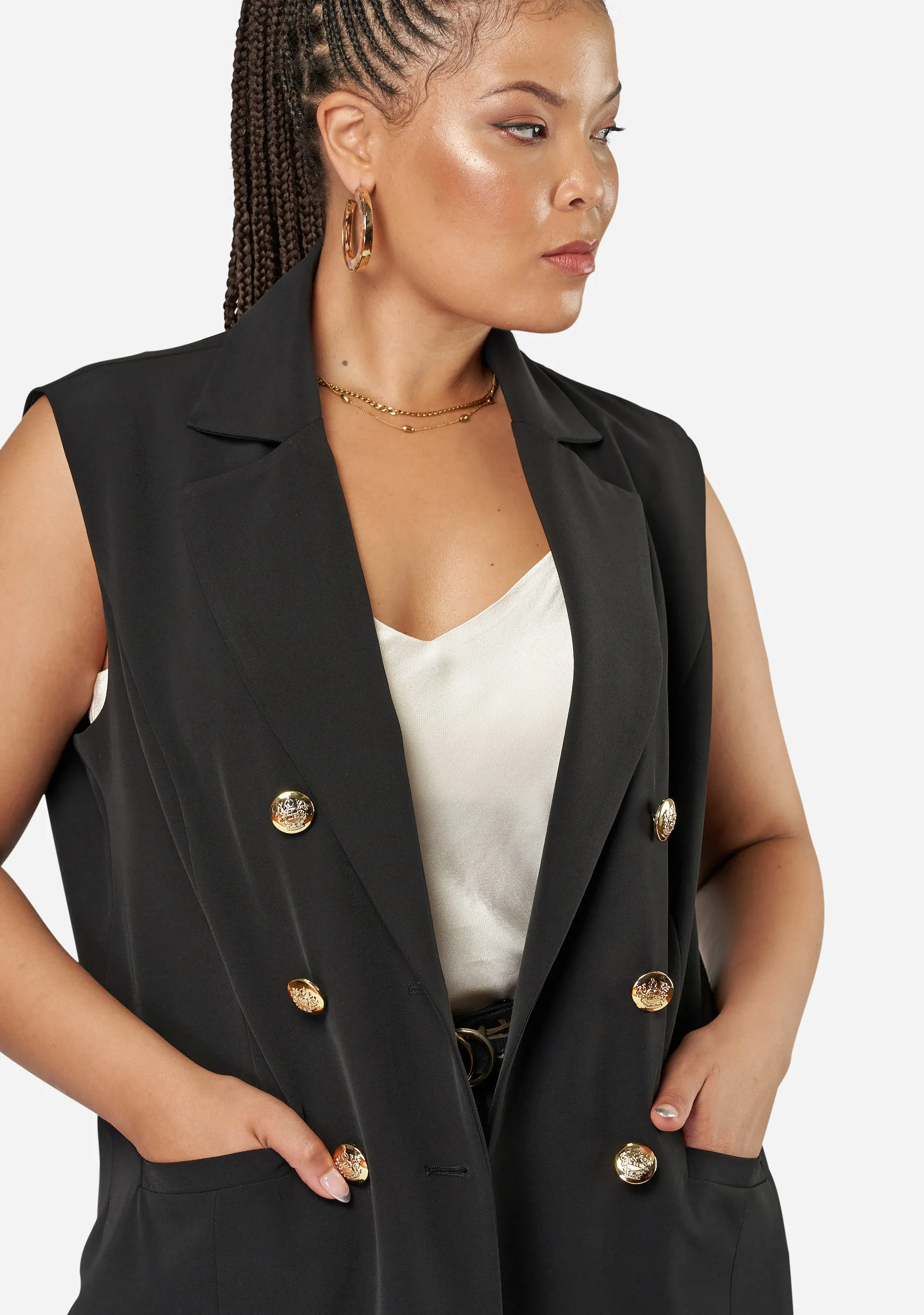 Scottie Sleeveless Blazer