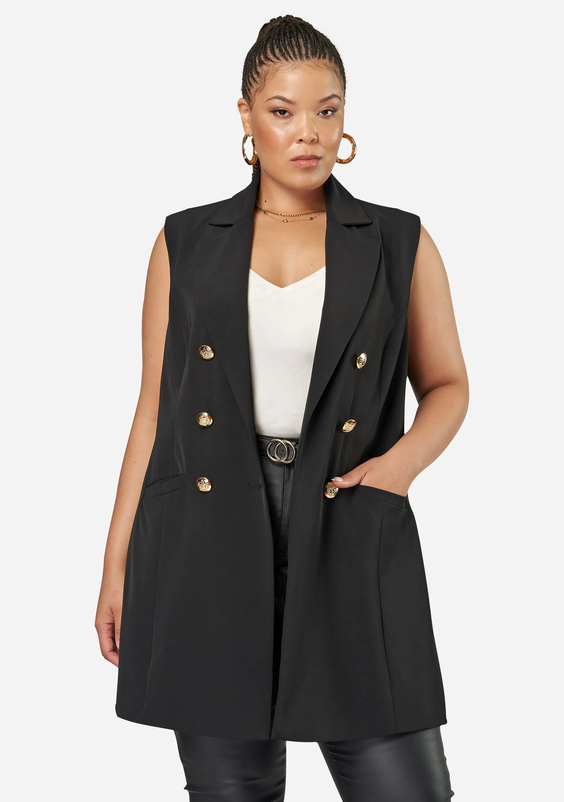 Scottie Sleeveless Blazer