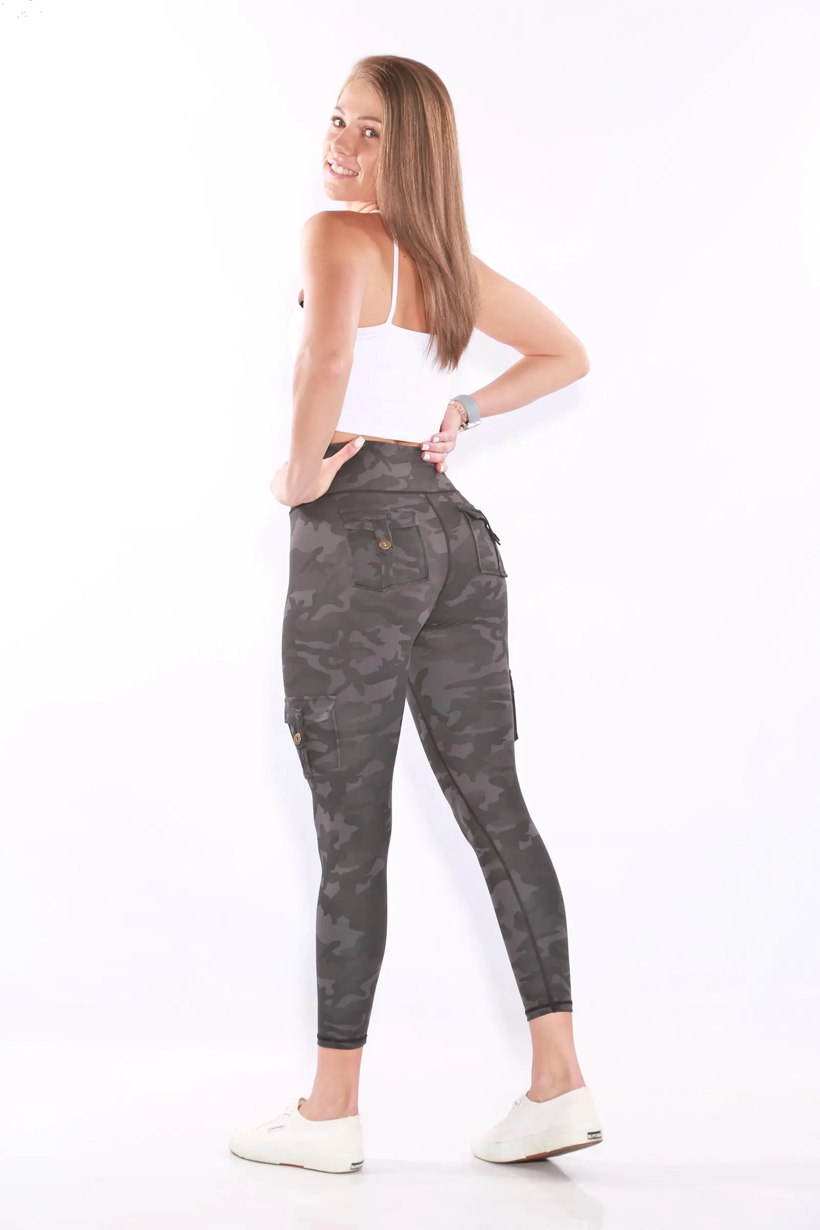 Shapewear TNG Cargo Leggings -  Black Camo