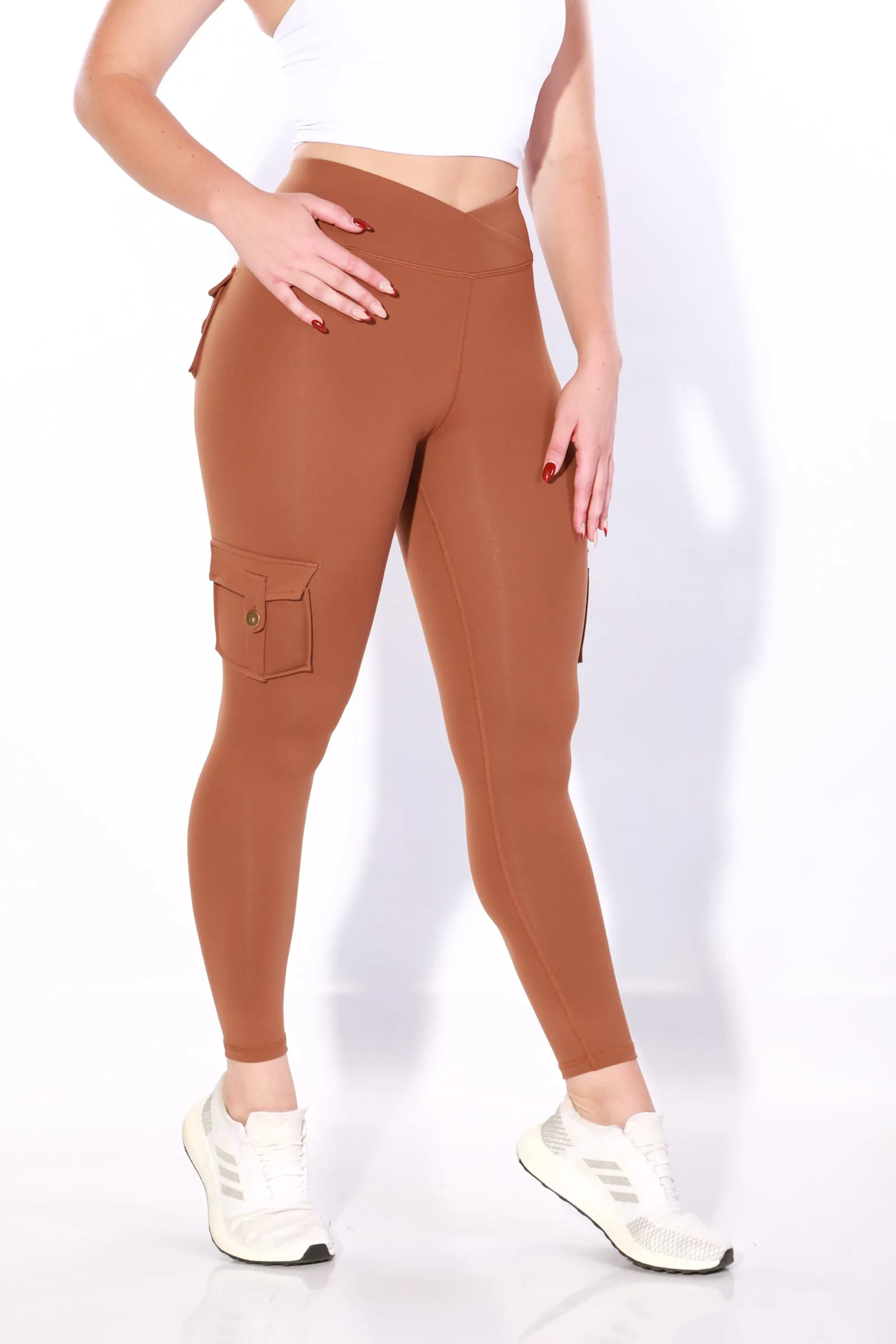 Shapewear TNG Cargo Leggings -  Brown