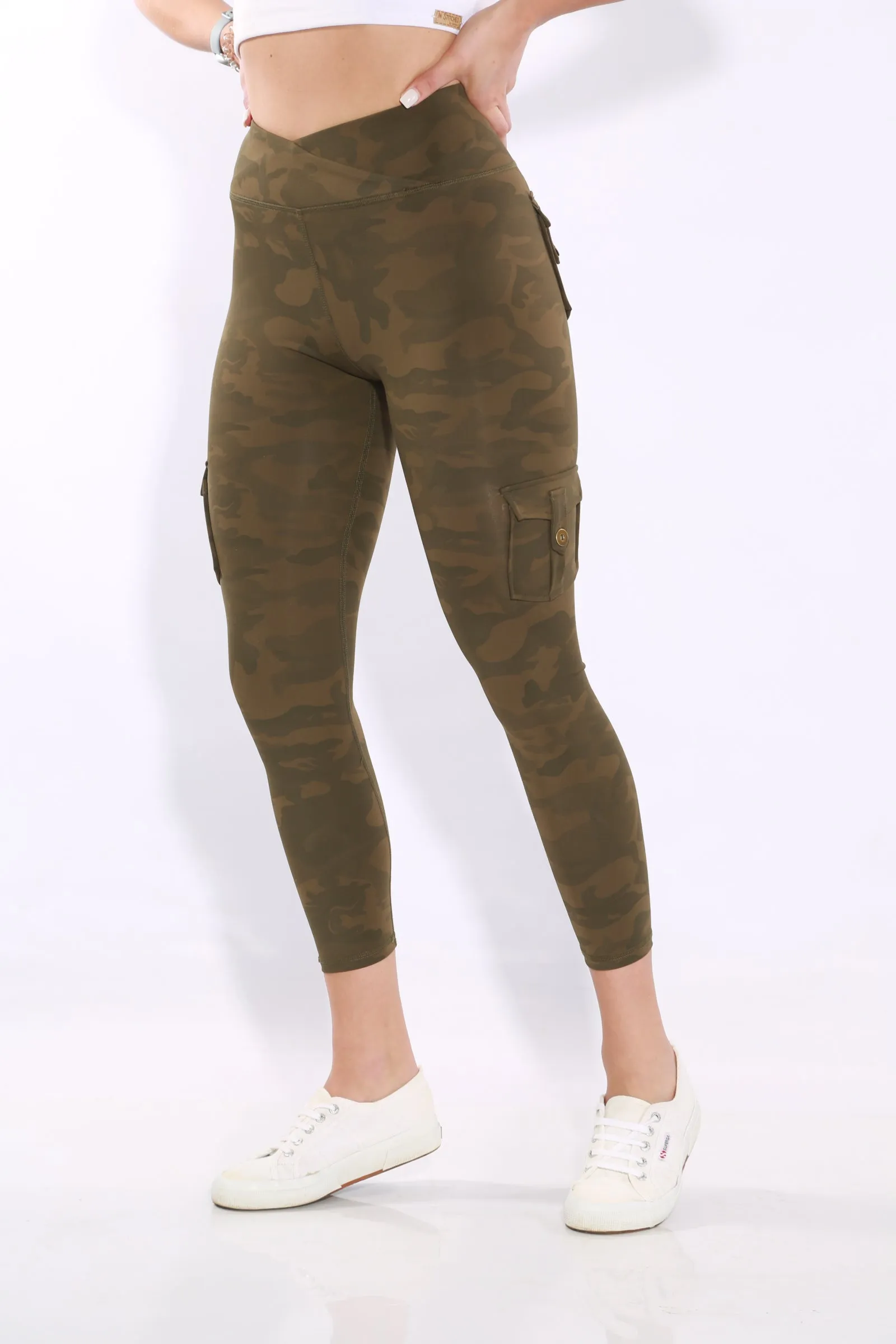 Shapewear TNG Cargo Leggings -  Green Camo