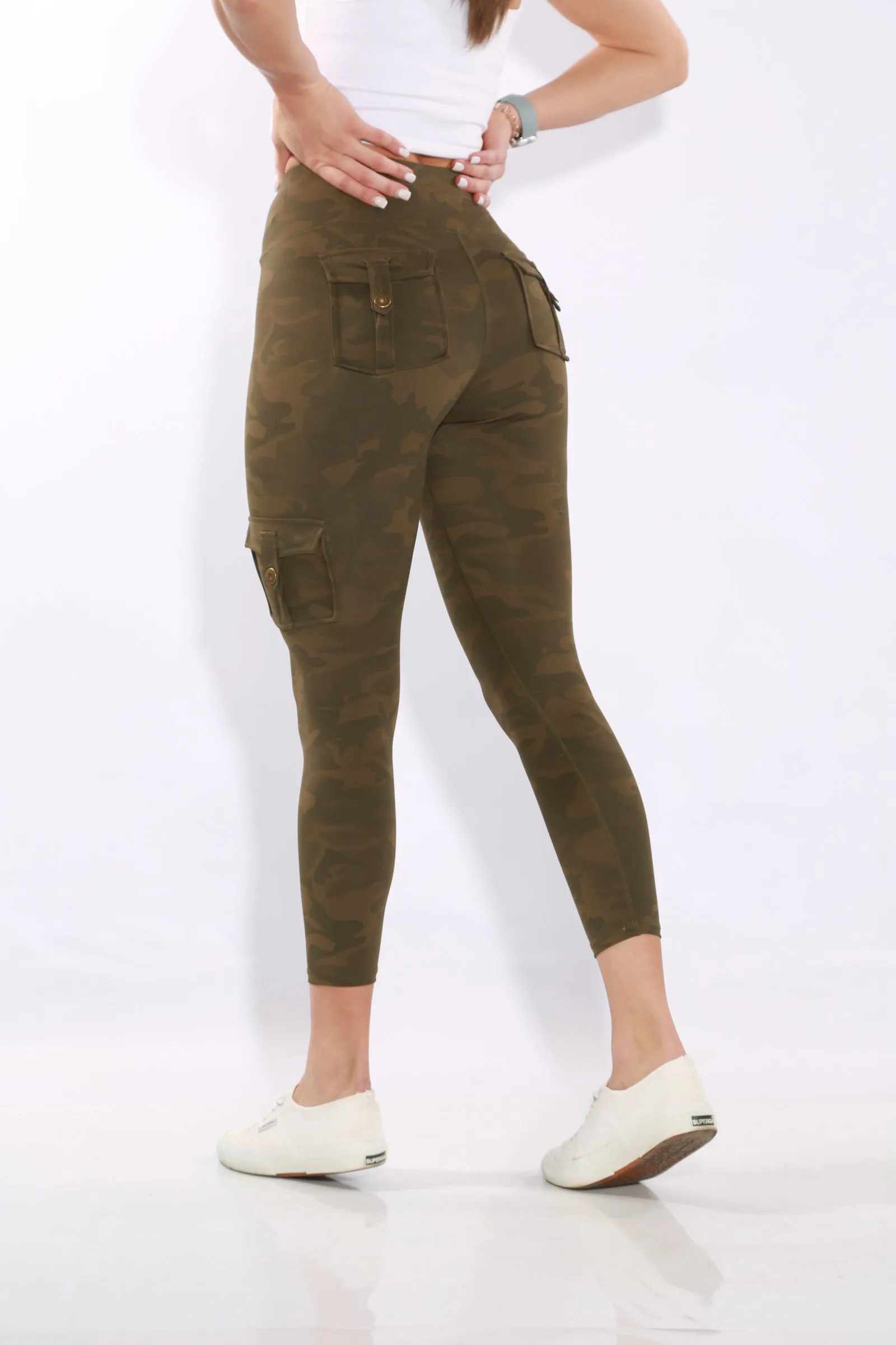 Shapewear TNG Cargo Leggings -  Green Camo