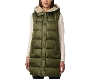 Sherpa Lined Puffer Vest  Army Green