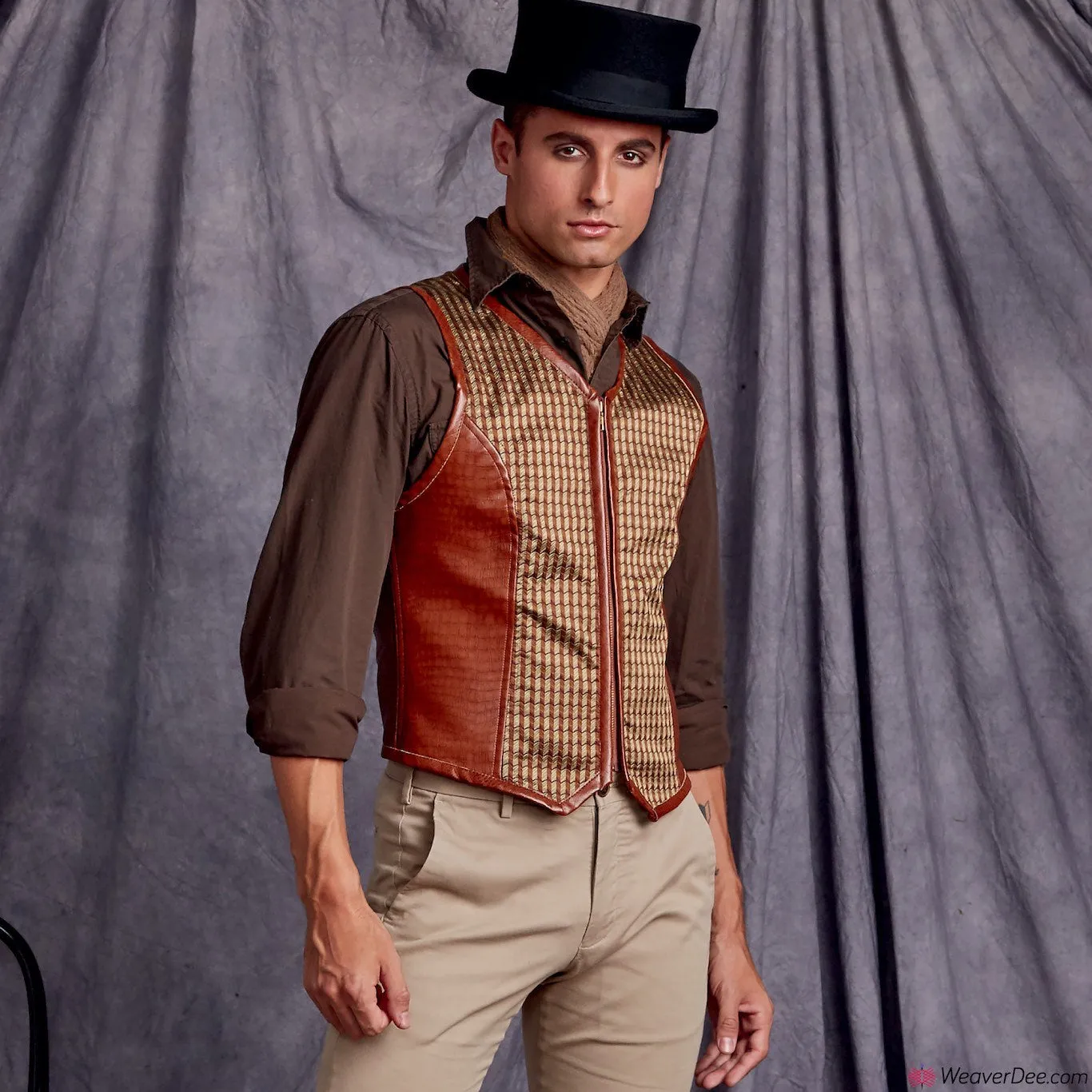 Simplicity Pattern S9087 Men's Steampunk Corset Vests