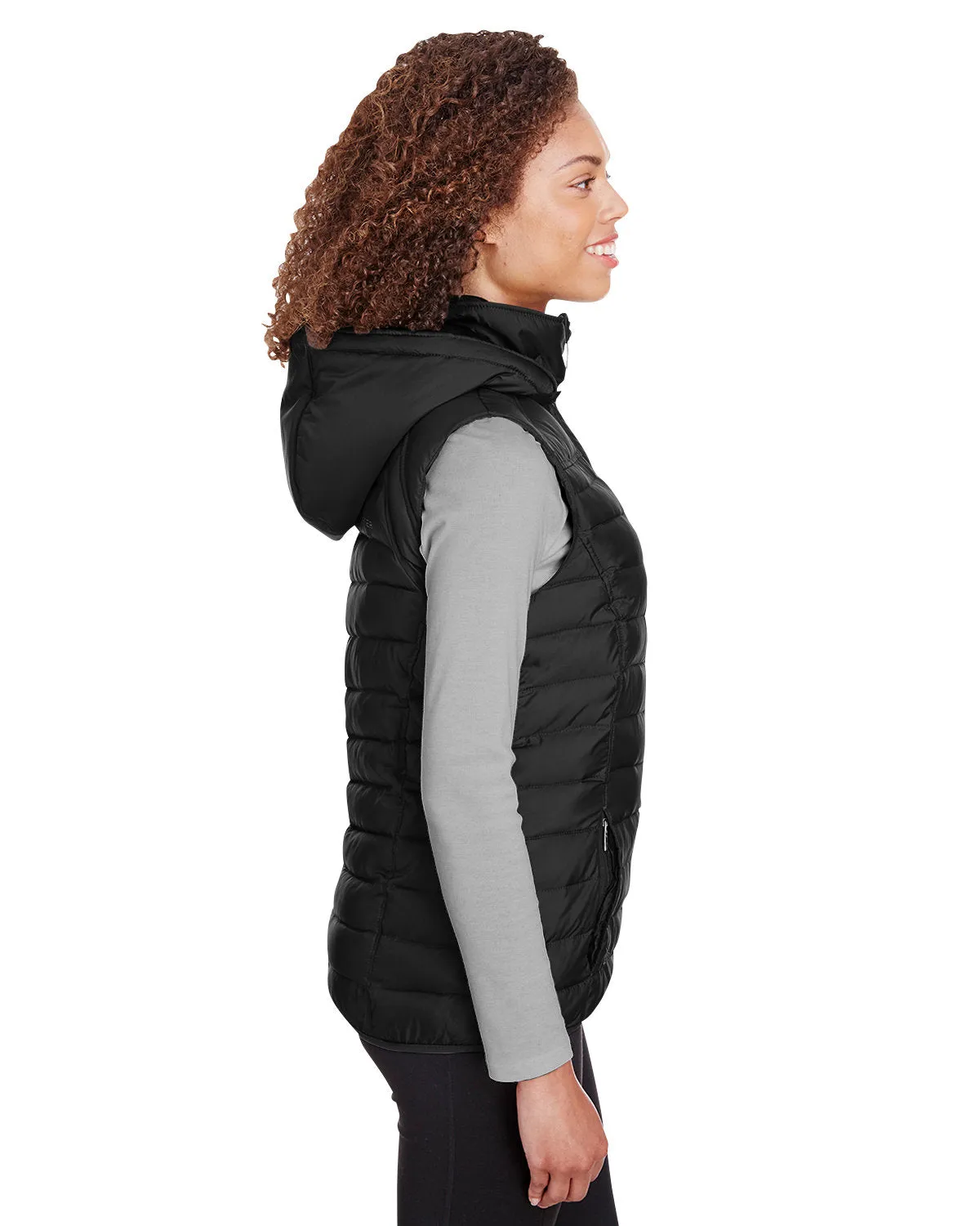 Spyder Ladies Supreme Puffer Custom Vests, Black