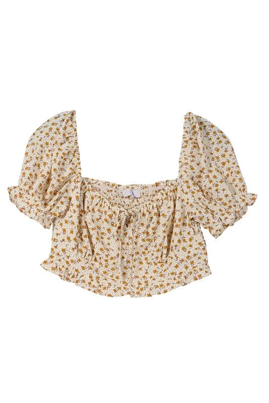 SS puff dressy top - Online Exclusive