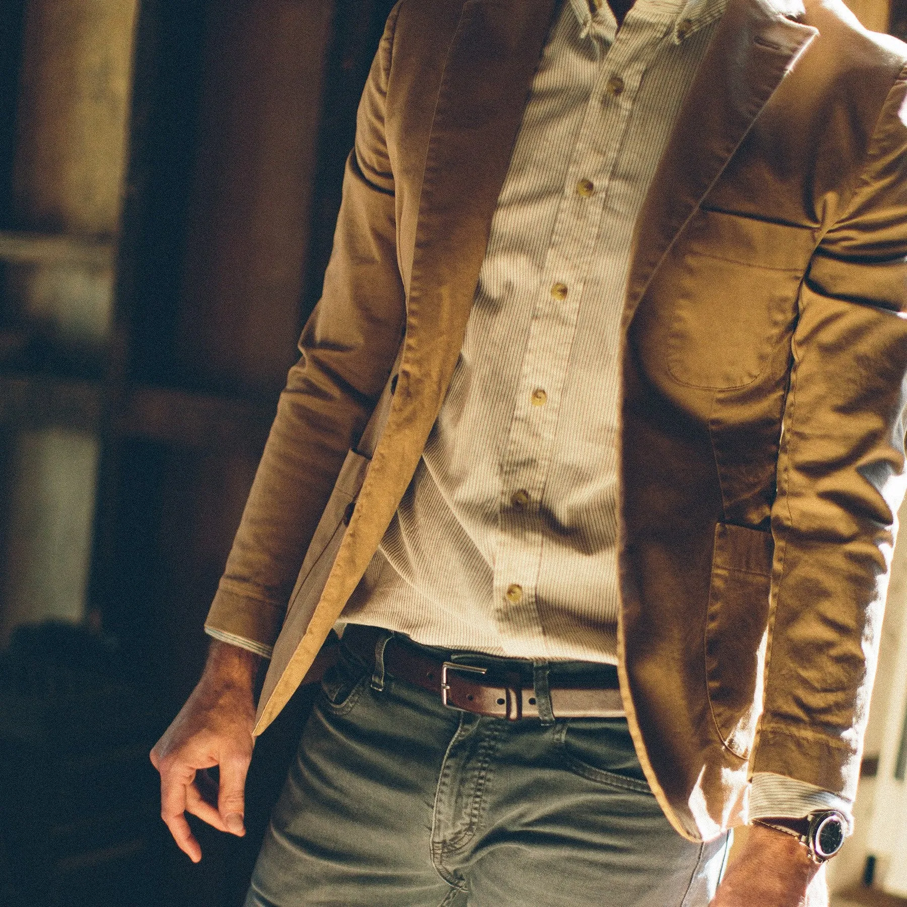 The Telegraph Jacket in Sea Washed Khaki