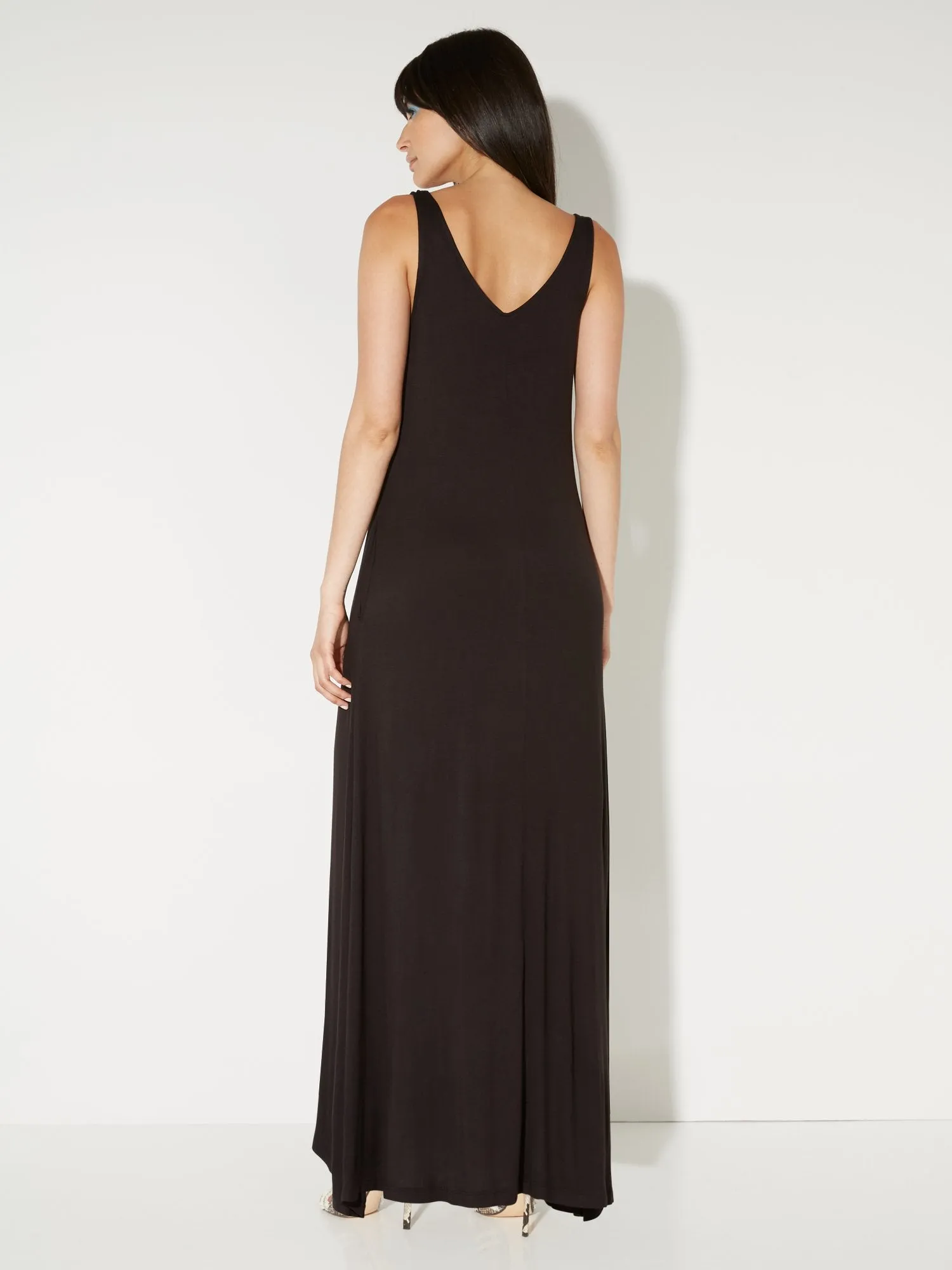 V-Neck Tank Maxi Dress - NY&C Style System