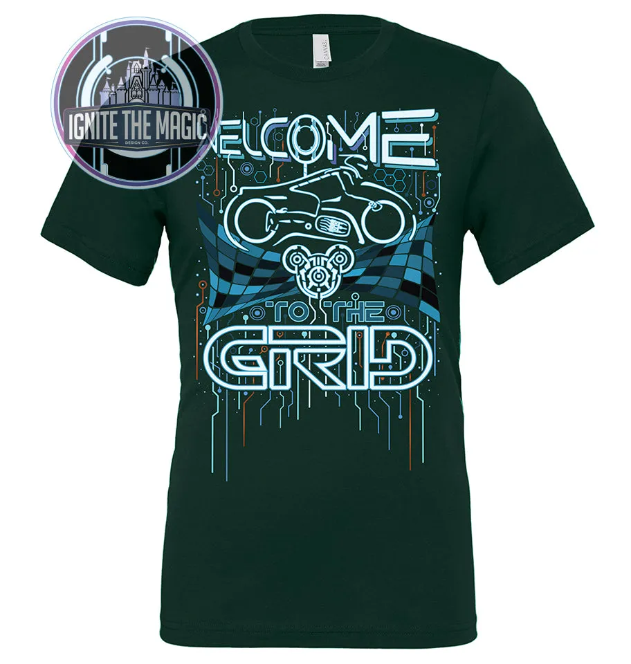 Welcome to the Grid - Unisex Tees   Tanks